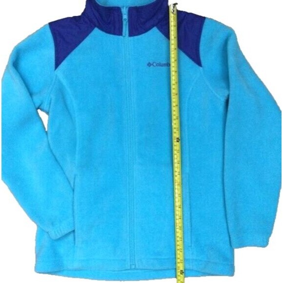 Columbia Full-Zip Fleece - Women's Size Large - Aqua Blue - Jacket - XG3970 - Picture 11 of 11